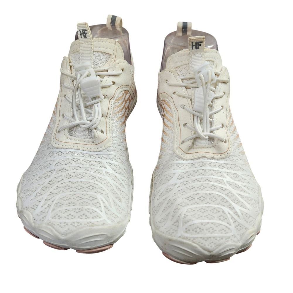 HF White Rose Gold Barefoot Water Shoes Minimalist Swim Sneakers Mens 4 Womens 6 - Picture 12 of 12